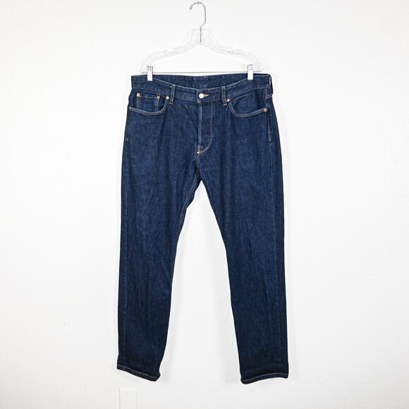 Buck Mason Ford Standard 14oz Double Dip Denim Jeans indigo 36x34 (36x32 fit)